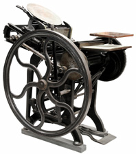 Treadle platen